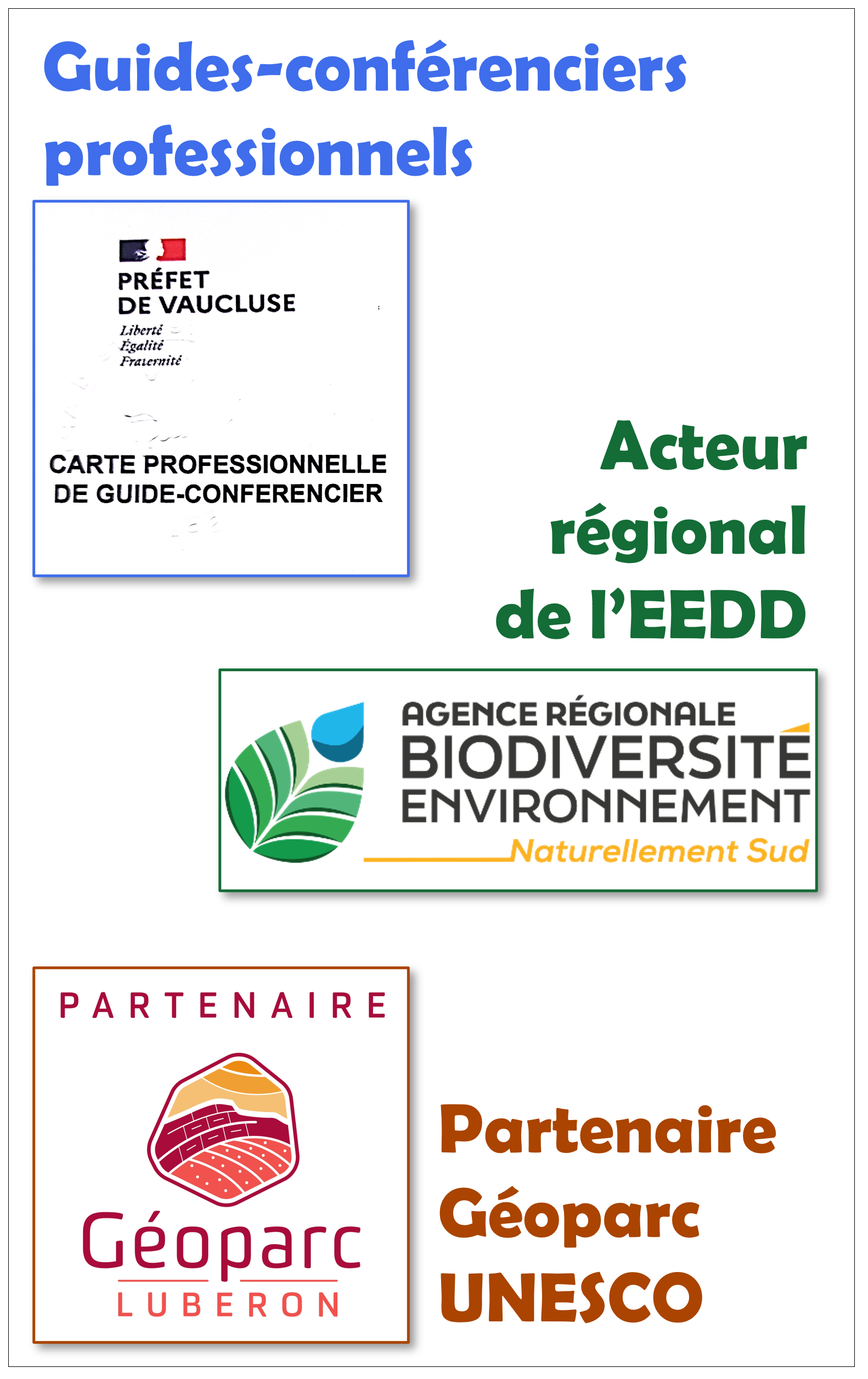 La Terre en tête est géopartenaire du Luberon UNESCO Global Geopark