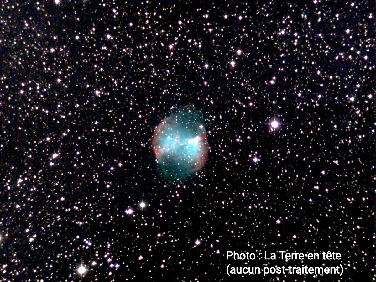 Night sky observation with a telescope in Provence
