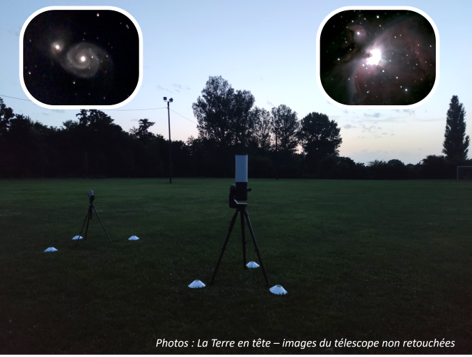 Soirée astronomie, observation de galaxies et de nébuleuses